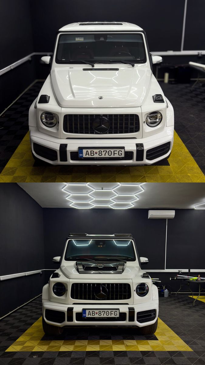 Mercedes G63 AMG z body kitem Brabus — studio NowyBlask
