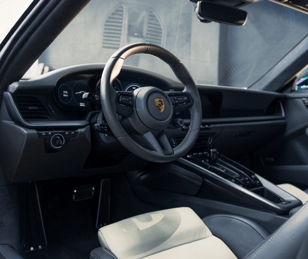 Porsche 911 — detailing wnętrza