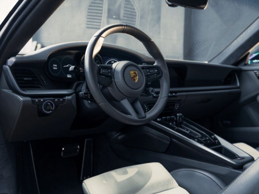 Porsche 911 — detailing wnętrza